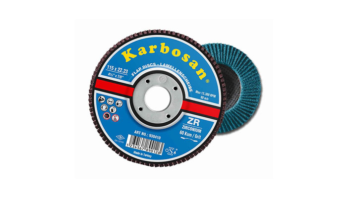 Karbosan 115x22 Zr 60Kum Zirkonyum Flap Disk Zımpara 10 Adet